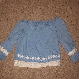 Off the shoulder top